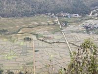 parzelierte Reisfelder im Tal von Mai Chau