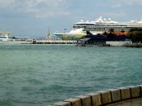 Blick auf den Hafen von Georgetown