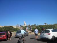 Gruppe ist über'n Berg