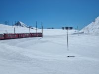Fahrt mit dem Bernina-Express... 
