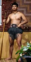 Junger Maorikrieger in Te Puia