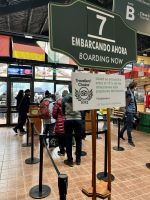 Abfahrt mit dem Zug am Ende der Welt