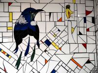 Fliesen in der Hundertwassertoilette in Kawakawa