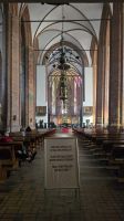 Die schiefen Säulen der Marienkirche 