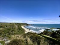 Blick auf die Westküste der Südinsel, Tasman See