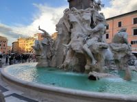 Rom. Piazza Navona. Vierströmebrunenn
