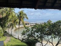 Blick vom Balkon des Hotels