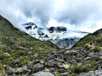 Gletschermassiv am Mount Cook