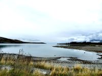 Wolkenverhangener Lake Tekapo
