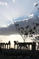 IMG_8063_Sonnenuntergang beim Baalbek Tempel