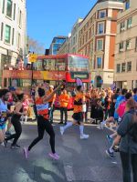 Stimmung beim Halbmarathon 