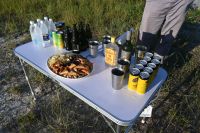 8. Tag - Bootsfahrt auf dem Kwando - Hippobar