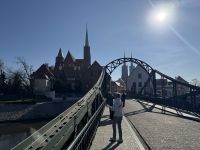 Blick über die Dombrücke 