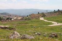 IMG_8628_Blick auf Forum, Triumphbogen und Theater im antiken Gerasa, Jerash
