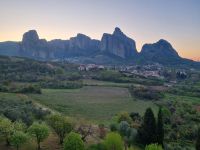 Morgenstimmung an den Meteora-Felsen...