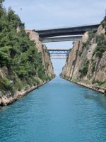 Schifffahrt durch den Kanal von Korinth 