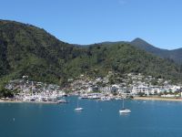 Picton, eine idyllisch gelegene Kleinstadt – unsere Anlegestelle.