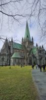 Trondheim, Nidarosdom mit historischem Friedhof