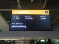 Abflug von Frankfurt nach Johannesburg