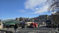 Blick von der Waverley Station zur Altstadt