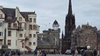 Blick zur Royal Mile von der Esplanade