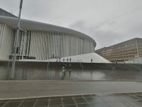 Das moderne Kirchberg Plateau in Luxemburg