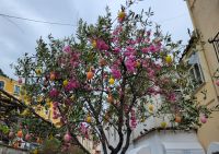 Osterschmuck in Positano/Amalfiküste/Italien