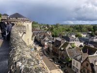 Blick auf die Stadt Amboise