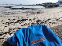 St. Helier, der Pool im Meer / Watt
