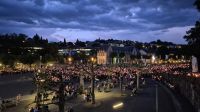 Lourdes: Lichterprozession