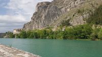 Der Fluss Durance in Sisteron