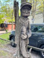 Skulptur Fischer in Kosorow