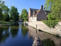 Teil des alten Brügger Binnenhafens 