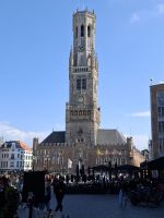 Der Belfried von Brügge ist mit 83 m der höchste seiner Art