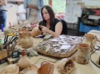 Korkkunstwerkstatt in Calangianus