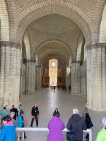 Radreise Loire vom 3.-11.5.25: Im Innern der Abteikirche von Fontevraud