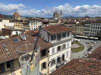 Welcome-Drink auf der Dachterrasse