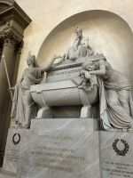 Florenz - Grabmal von Dante in Santa Croce