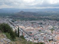 Blick von Festung Nauplia auf das Tal Foto: Anette Rietz