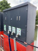 …Anlegen in Vernon und Landstrom ziehen…