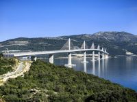 Peljeski Brücke, erspart seit 2022 die Durchfahrt von Bosnien