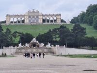 Blick zum Neptunbrunnen und Gloriette