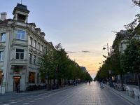 Gesperrte Hauptstraße 