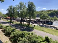 Rhône-Ufer, heute beliebtes Ausflugsziel