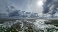 Rückfahrt von der Hallig Hooge