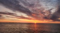 Sonnenuntergang in Dagebüll