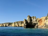 Bootsfahrt entlang der Küste, Algarve