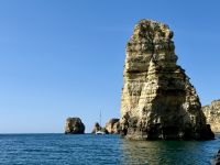 Bootsfahrt entlang der Küste, Algarve