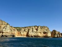 Bootsfahrt entlang der Küste, Algarve