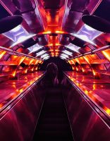 Tag 7 - Auffahrt im Atomium, Brüssel